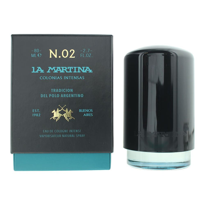 La Martina Blue Gardenia Intense Eau de Cologne 80ml Spray For Her Him Brand NEW