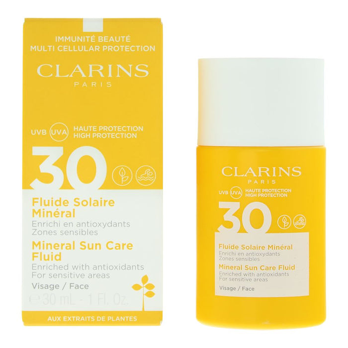 Clarins Mineral Sun Care Spf 30 Face Sun Cream 30ml For Women