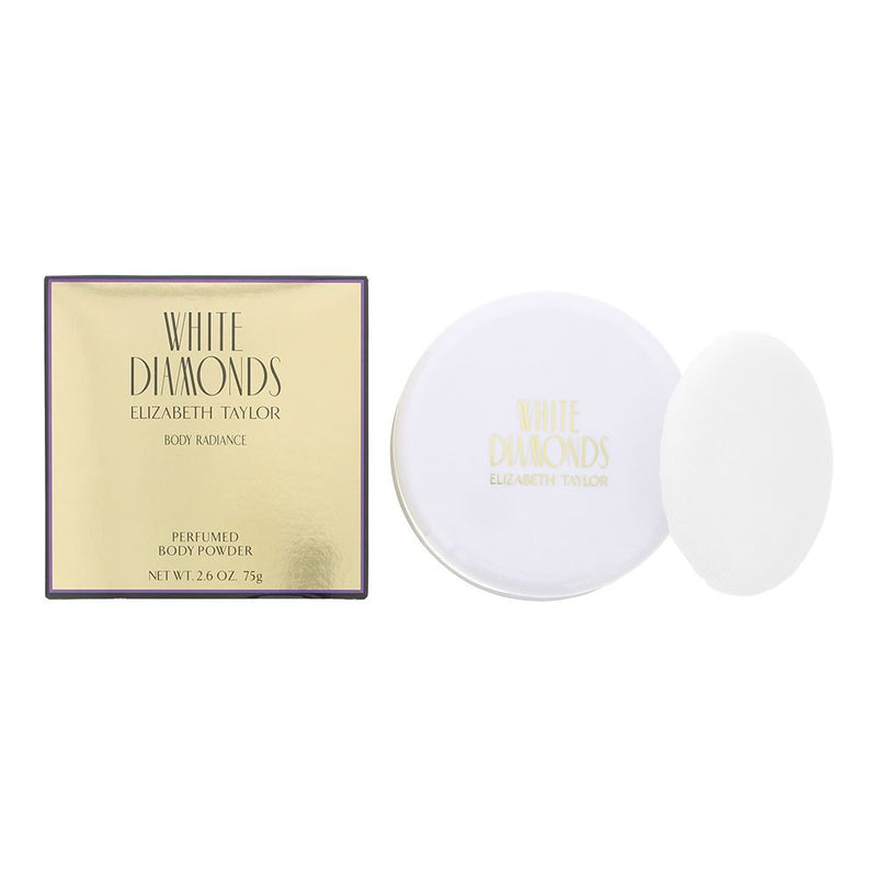 Elizabeth Taylor White Diamonds Body Radiance Dusting Body Powder 75g For Women
