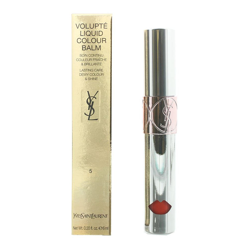 Yves Saint Laurent Volupte 05 Watch Me Orange Colour Balm 6ml Women