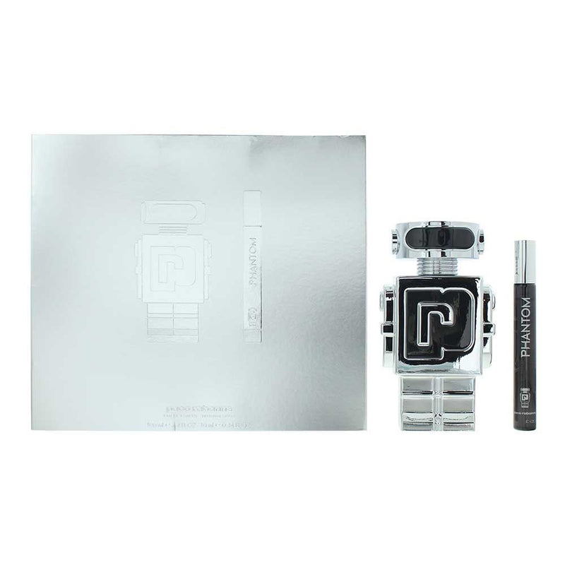 Paco Rabanne Phantom 2 Pcs Gift Set: EDT 100ml - EDT 10ml For Men
