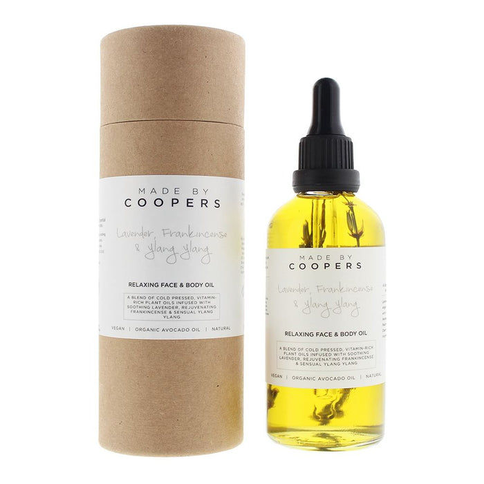 Made By Coopers Lavender, Frankincense YlangYlang Relaxing Face & Body Oil 100ml