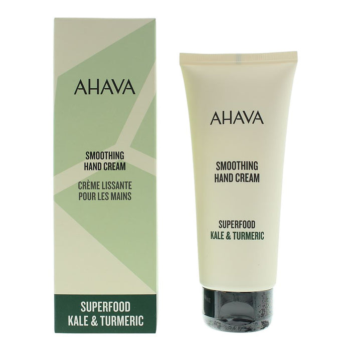 Ahava Superfood Kale Turmeric Smoothing Hand Cream 100ml For Unisex