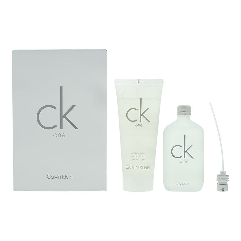 Calvin Klein Ck One 2 Piece Gift Set: EDT 50ml - Shower Gel 100ml For Unisex