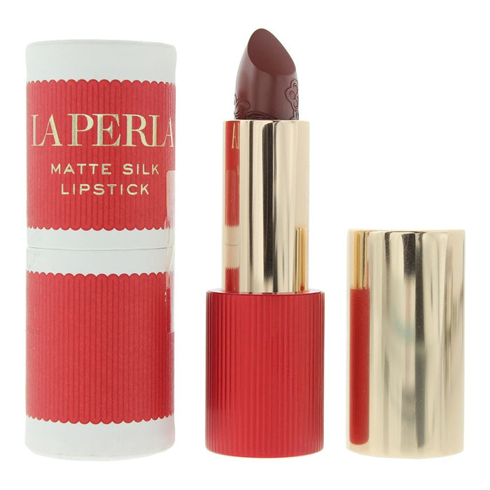 La Perla Matte Silk 112 Tiramisu Red Lipstick 3.5g For Women