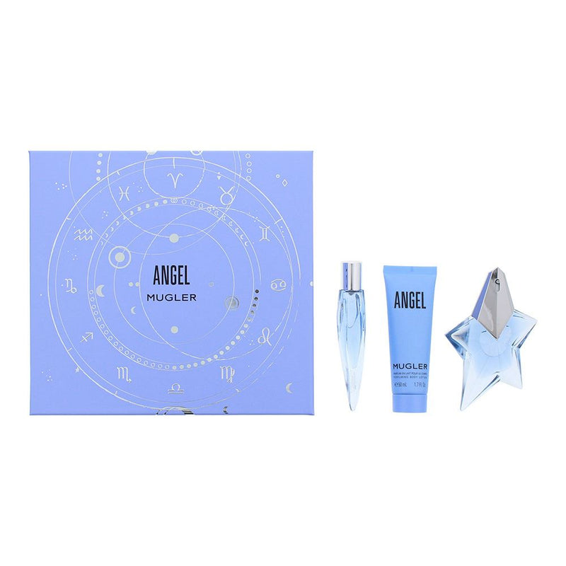 Thierry Mugler Angel 3 Piece Gift Set: EDP 25ml - EDP 10ml - Body Lotion 50ml