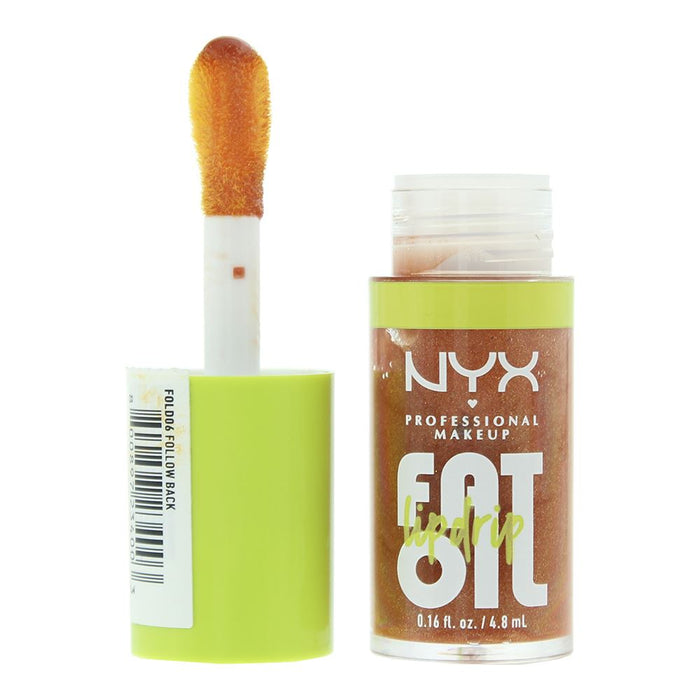 NYX Fat Oil Lip Drip Follow Back Lip Oil 4.8ml For Women