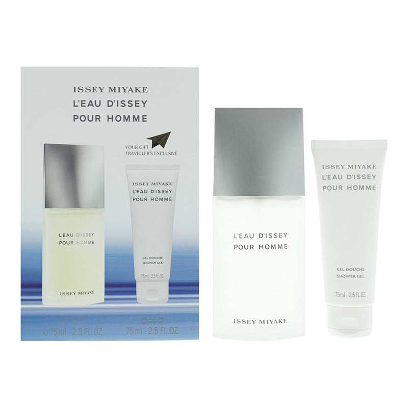 Issey Miyake L'eau D'issey Pour Homme Gift Set: EDT 75ml - Shower Gel 75ml