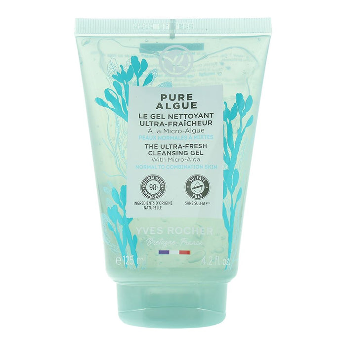 Yves Rocher Pure Algue Ultra Fresh Cleansing Gel 125ml For Women Her Brand NEW