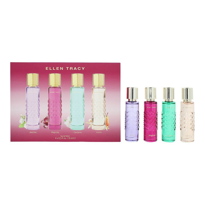 Ellen Tracy Quilted Replica Coffret 4 Piece Gift Set: EDP 4 x 15ml For Women