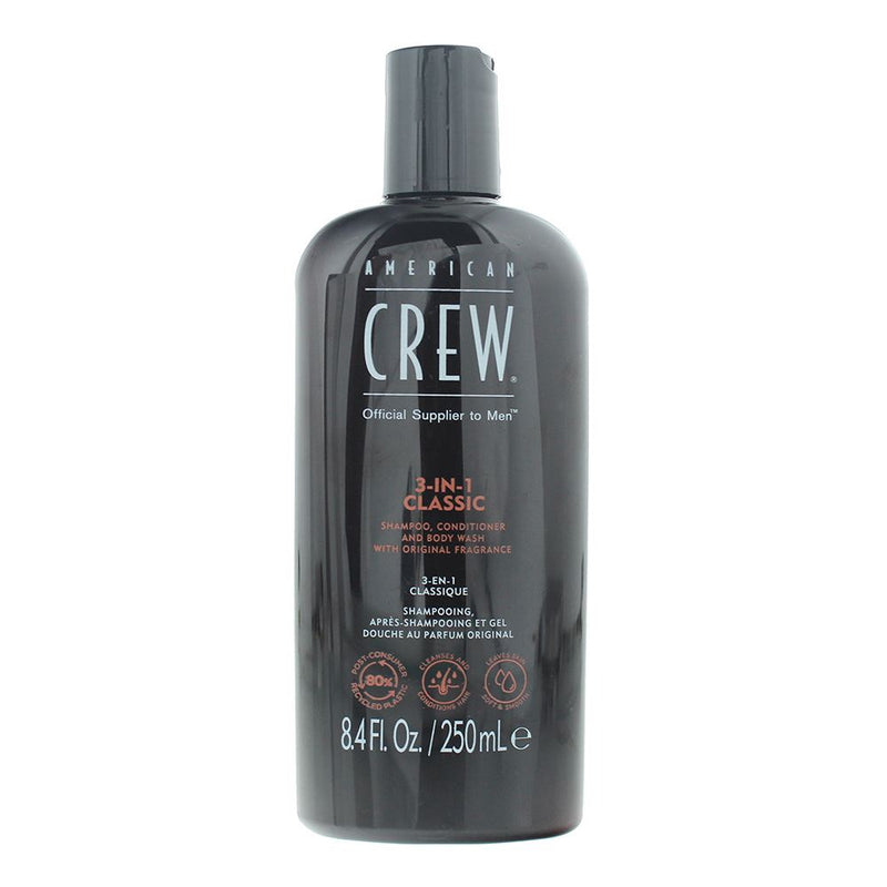 American Crew 3-In-1 Classic Shampoo 250ml For Men