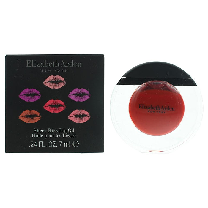 Elizabeth Arden Sheer Kiss 04 Rejuvenating Red Lip Oil 7ml For Women