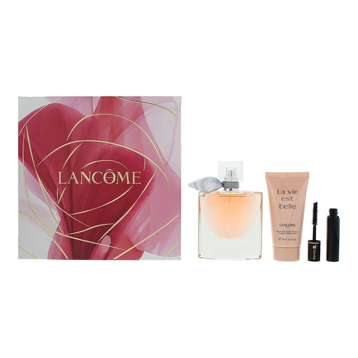 Lancome La Vie Est Belle 3 Piece Gift Set: Eau de Parfum 50ml For Women
