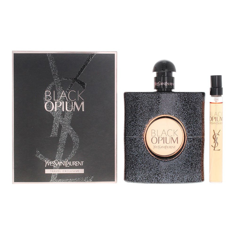 Yves Saint Laurent Black Opium 2pc Gift Set - EDP 90ml - EDP 10ml For Women