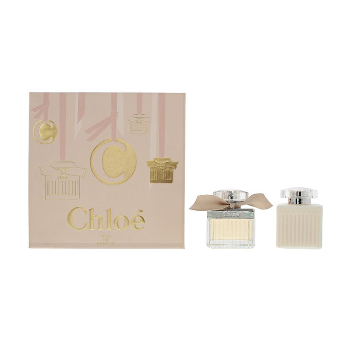 Chloe By Chloe 2 Piece Gift Set: EDP 50ml - Body Lotion 100ml For Women