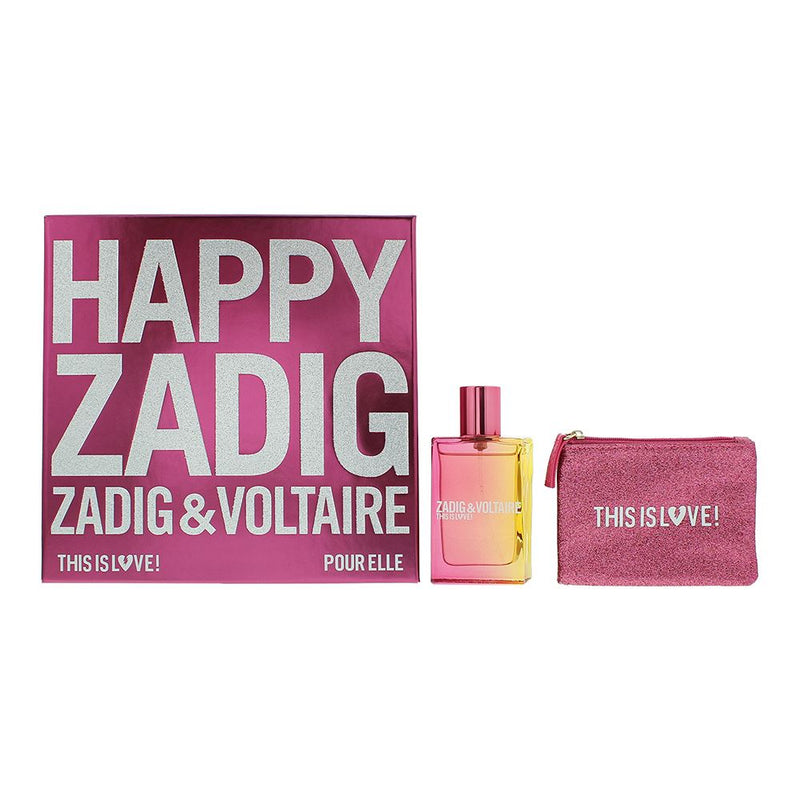 ZadigVoltaire This Is Love2 Piece Gift Set: EDP 50ml - Pouch For Women