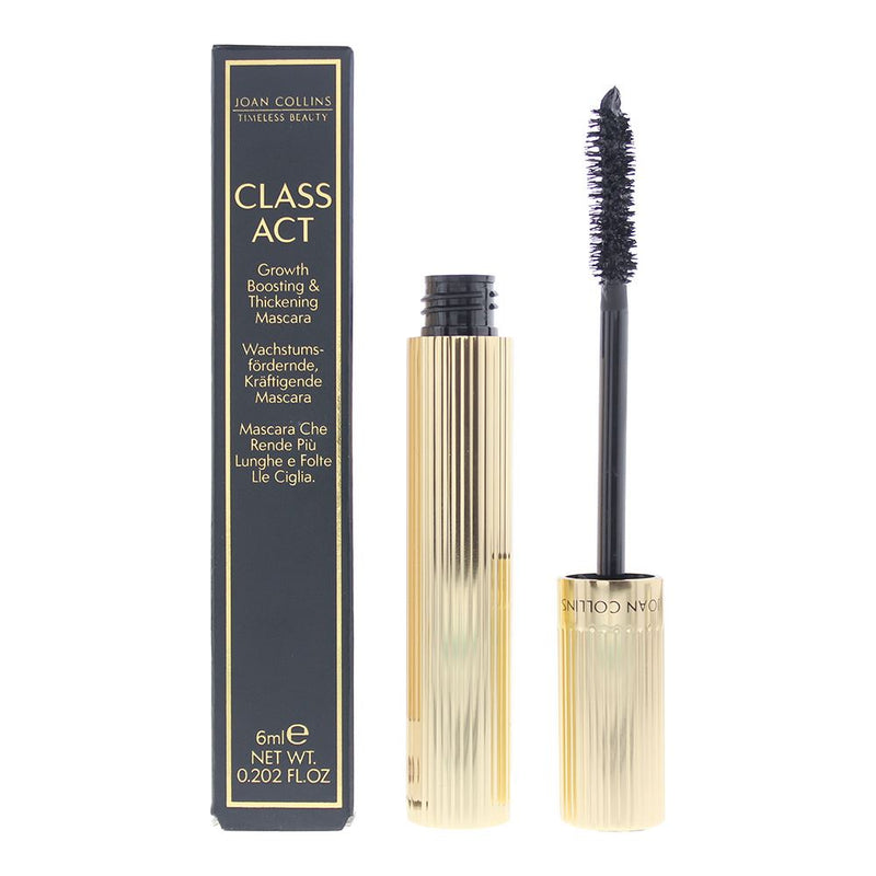 Joan Collins Class Act GrowthBoosting Thickening Black Mascara 6ml For Women