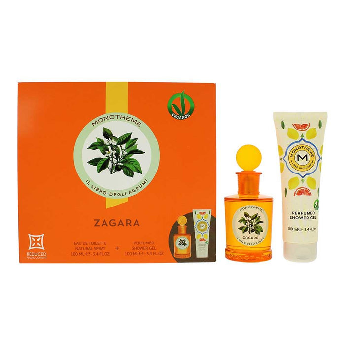 Monotheme Il Libro Degli Agrumi Zagara 2 Piece Gift Set For Unisex