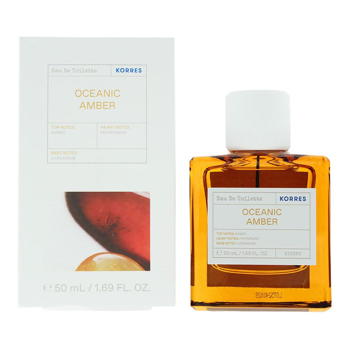 Korres Oceanic Amber Eau De Toilette 50ml Men Spray