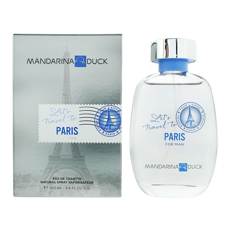 Mandarina Duck Let's Travel To Paris For Men Eau de Toilette 100ml Mens Perfume