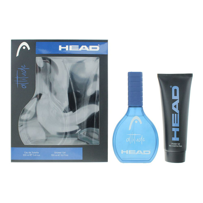 Head Attitude 2 Piece Gift Set: Eau de Toilette 100ml - Shower Gel 150ml For Men