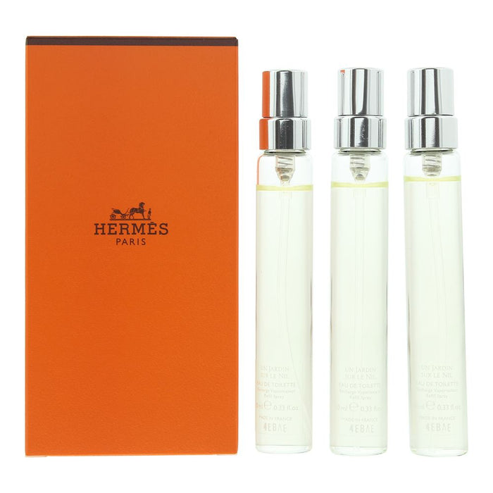 Hermes Un Jardin Sur Le Nil Refill 3 Piece Gift Set For Unisex