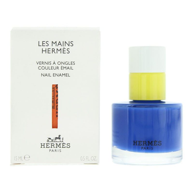 Hermès Paris Nail Enamel 62 Bleu Electrique Nail Polish 15ml For Women