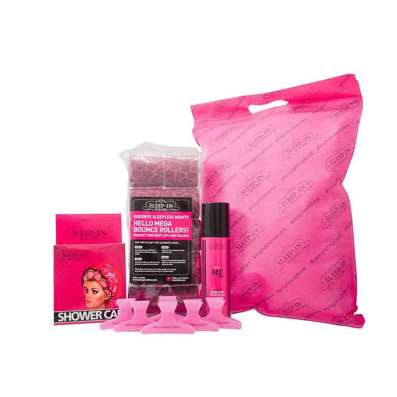 Sleep In Rollers Girls Night In Set 250ml Body Soak Sleep In Rollers