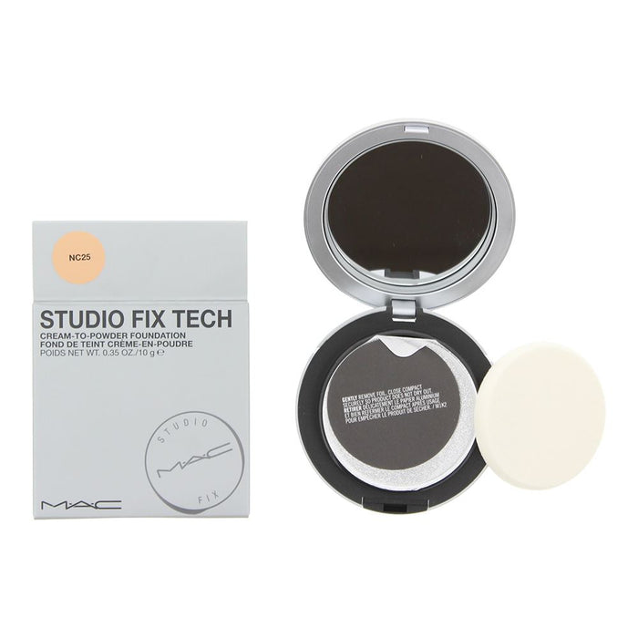 MAC Studio Fix Tech Cream-To-Powder NC25 Foundation 10g For Women