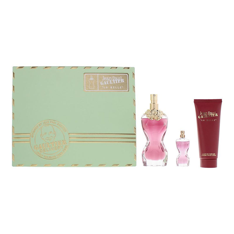 Jean Paul Gaultier La Belle Gift Set EDP 50ml - Body Lotion 75ml - Mini EDP 6ml