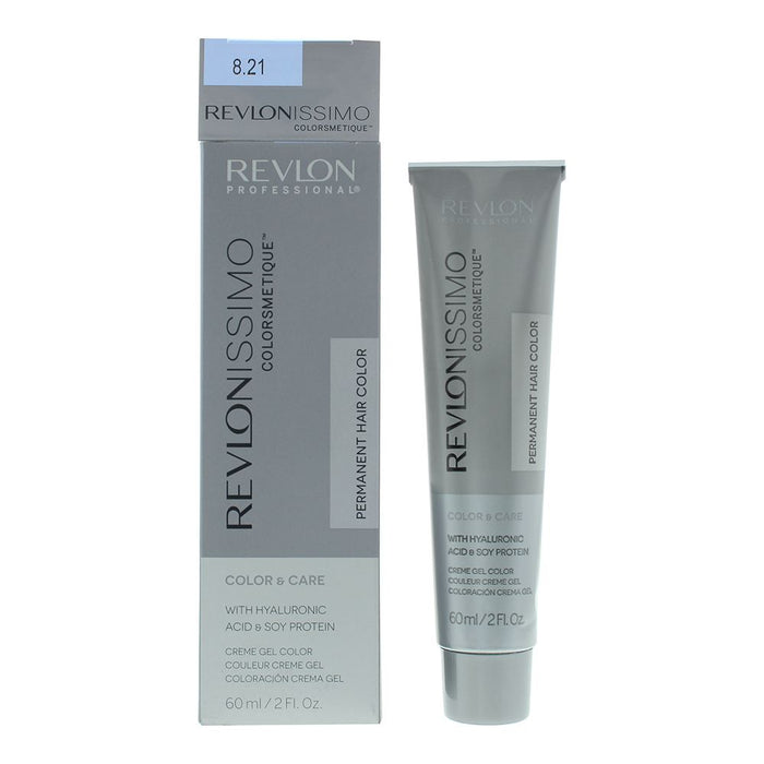 Revlon Revlonissimo 8.21 Light Iridescent Ash Blonde Hair Cream 60 For Women