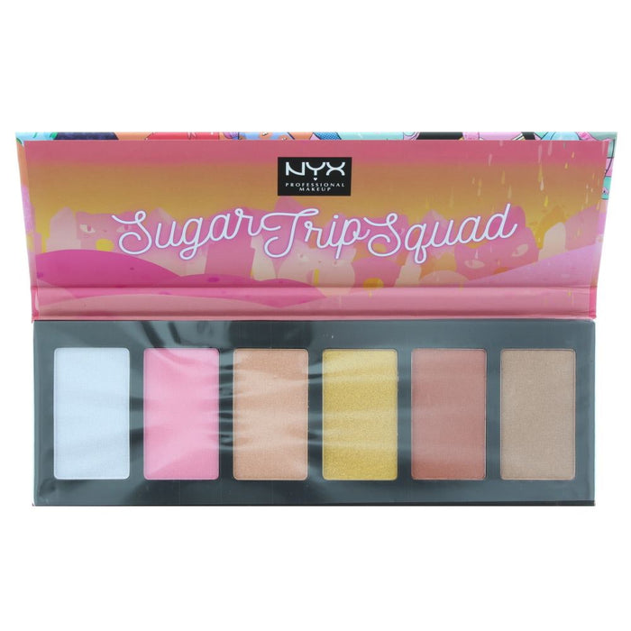 Nyx Nyx Professional Makeup Sugar Trip Squad HighlightingPalette 6 x 5g ForWomen