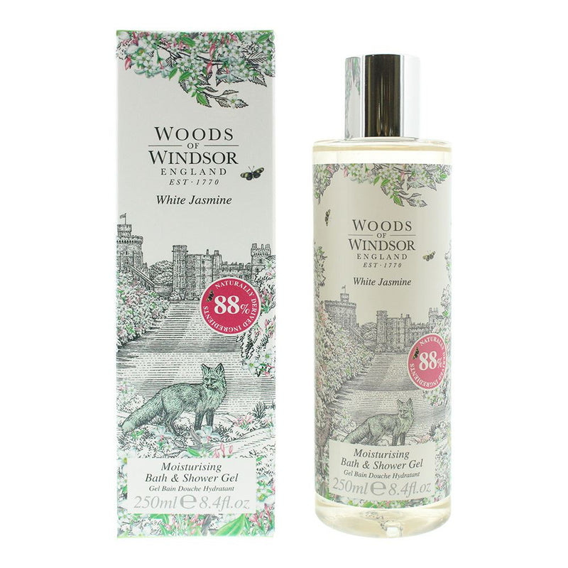 Woods Of Windsor White Jasmine Bath Shower Gel 250ml Women