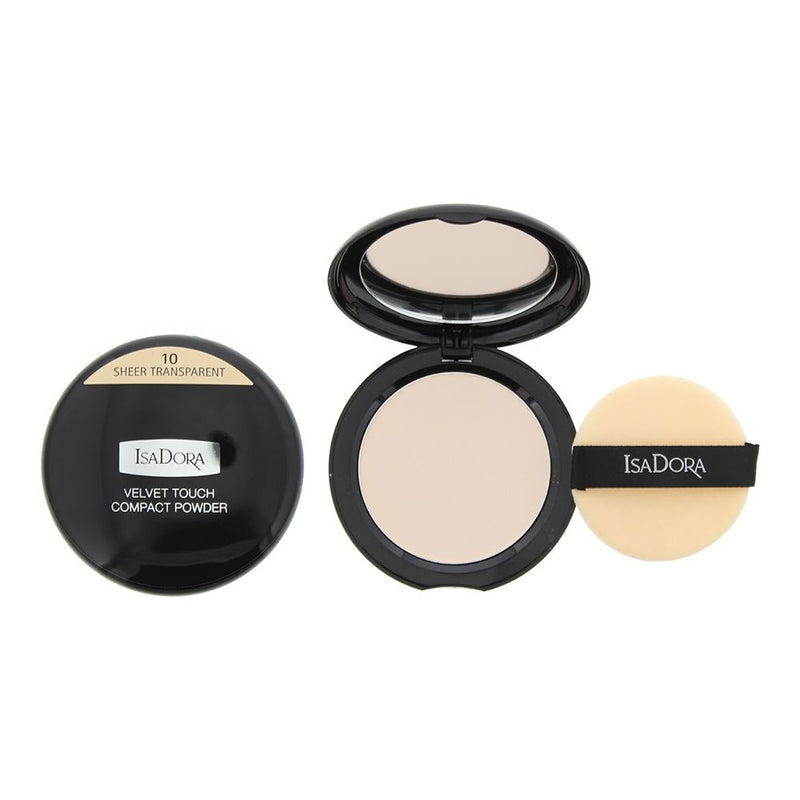 Isadora Velvet Touch 10 Sheer Transparent Compact Powder 10g