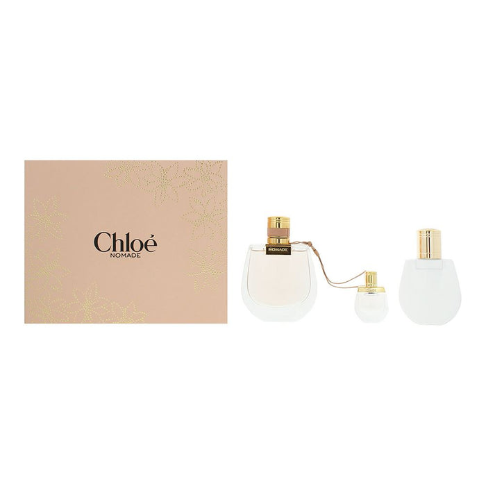 Chloé Nomade 3pc Gift Set EDP 75ml  5ml  Body Lotion for Women