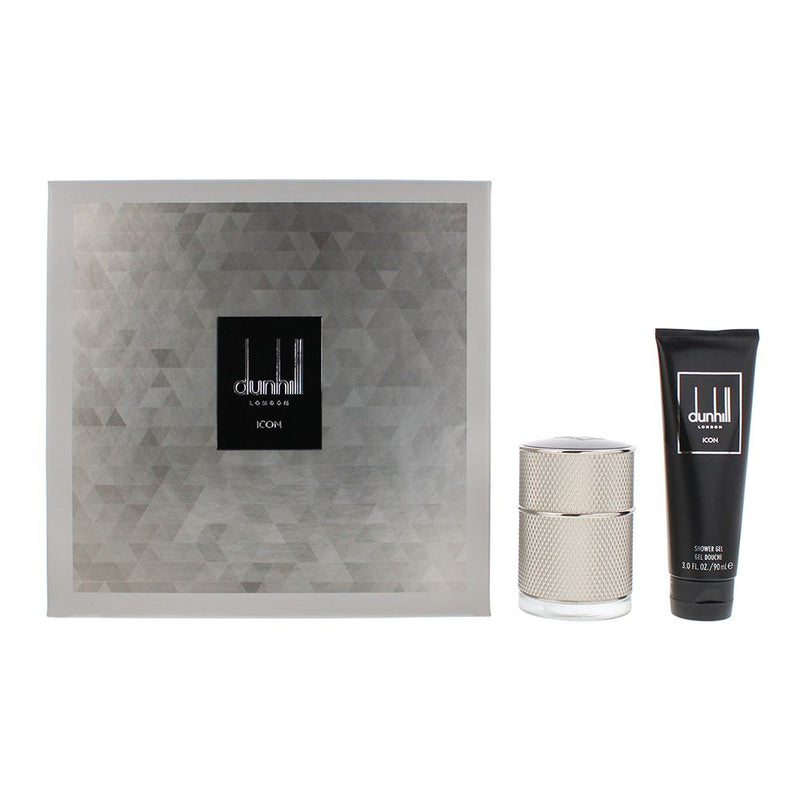 Dunhill Icon 2 Piece Gift Set: Eau de Parfum 50ml - Shower Gel 90ml For Men
