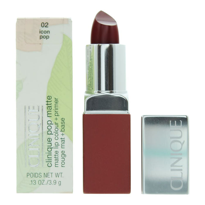 Clinique Pop Matte 02 Icon Pop Lip Colour  Primer 3.9g For Women