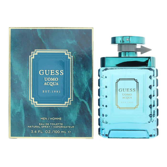 Guess Uomo Acqua Eau De Toilette 100ml for Men