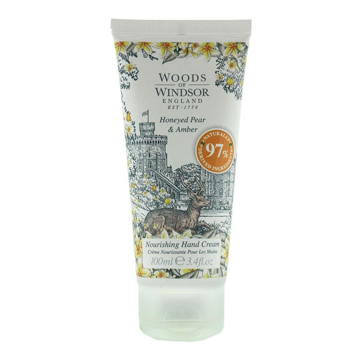Woods Of Windsor Honeyed Pear Amber Hand Cream 100ml Women