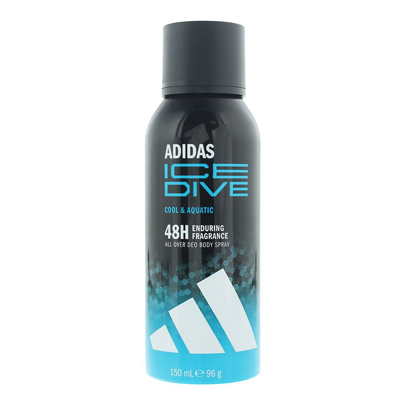 Adidas Ice Dive Cool & Aquatic Deodorant Body Spray 150ml For Men