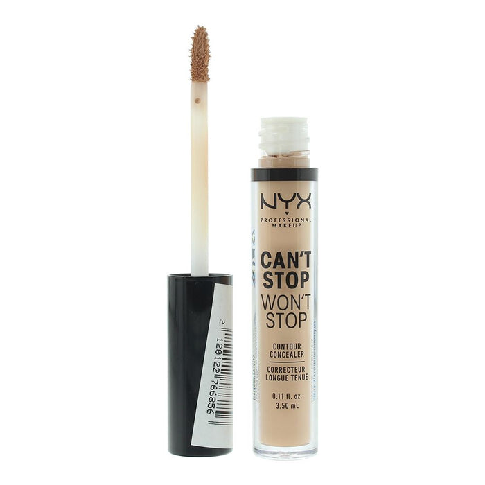 NYX Can't Stop Won't Stop 24H Soft Beige Concealer 3.5ml For Women