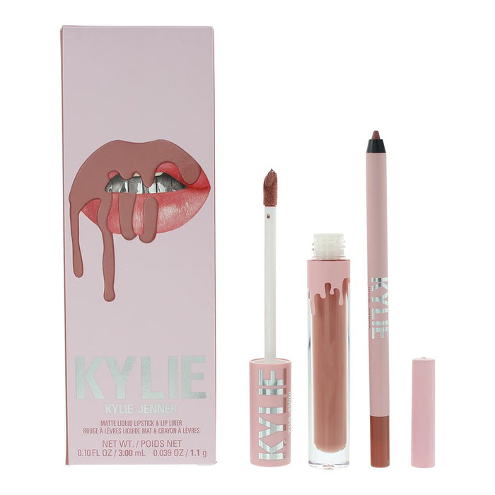 Kylie By Kylie Jenner Matte Lip Kit 802 Candy K 2 Piece Gift Set For Women