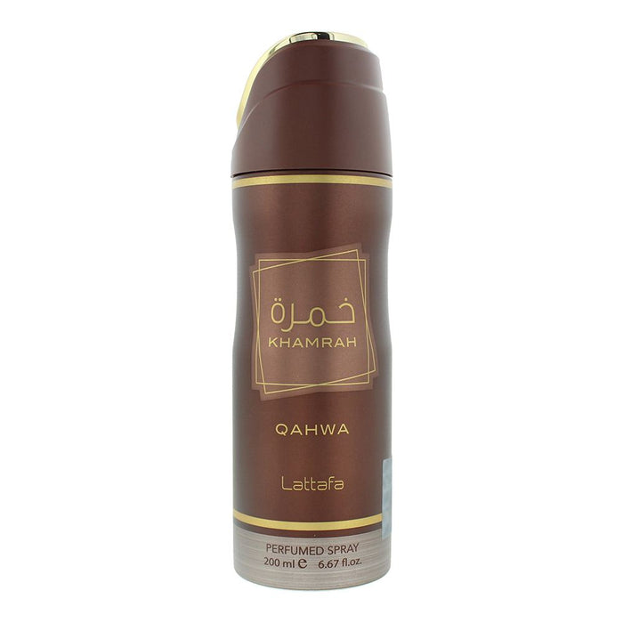 Lattafa Khamrah Qahwa Perfumed Body Spray 200ml For Unisex