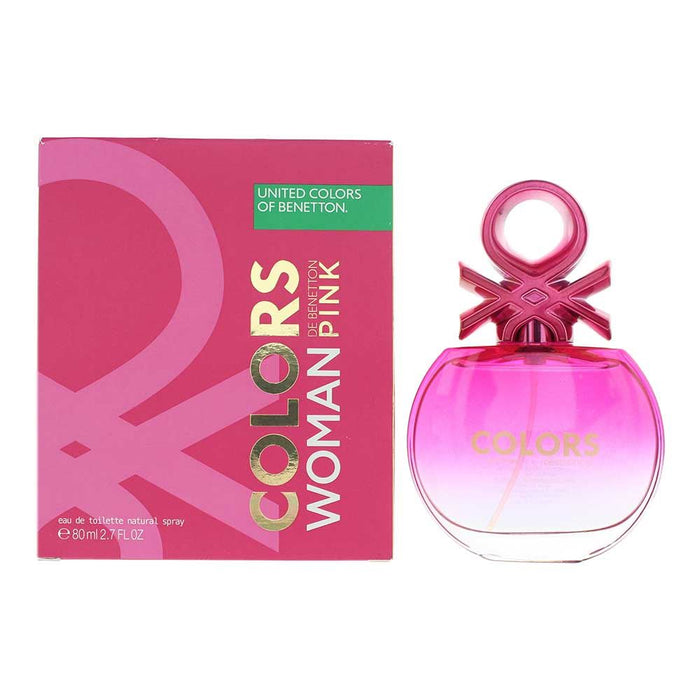 Benetton Colours De Benetton Woman Pink Eau De Toilette 80ml For Women