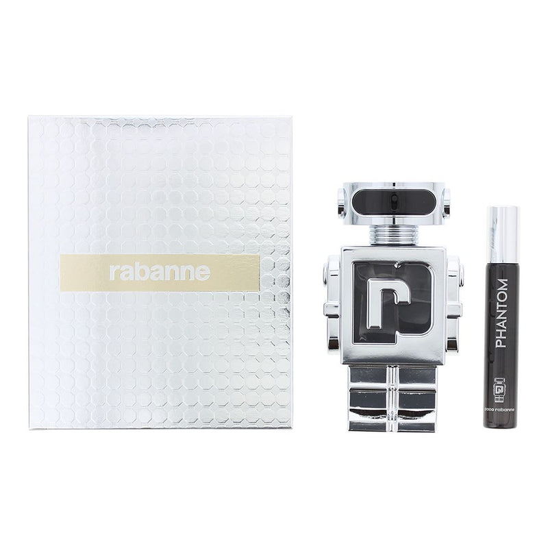 Paco Rabanne Phantom 2 Piece Gift Set: EDT 100ml - EDT 20ml Spray For Him Men