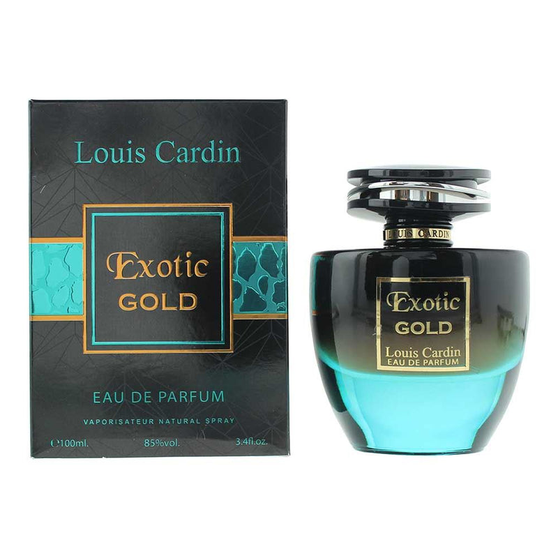 Louis Cardin Exotic Gold Eau de Parfum 100ml Spray For Her Him Brand NEW