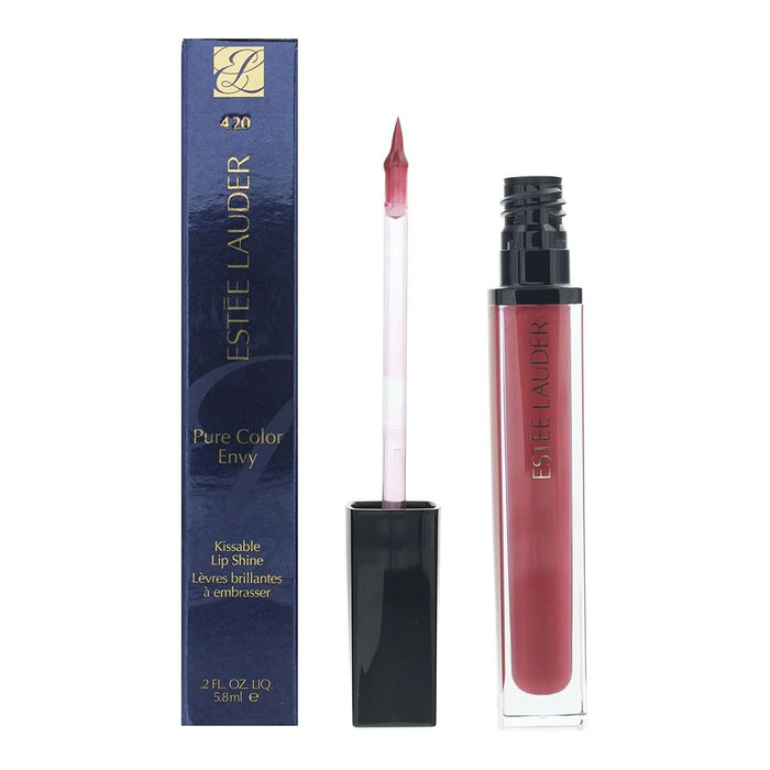 Estee Lauder Pure Color Envy Kissable Lip Shine Lip Gloss Rebellious Rose 6ml