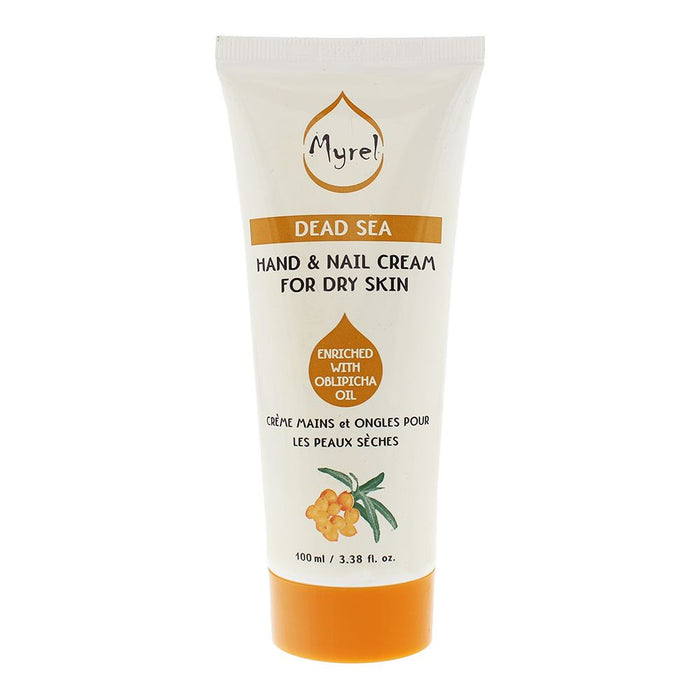 Myrel Dead Sea Enriched With Obliphica Oil Hand Nail Cream 100ml For Dry Skin
