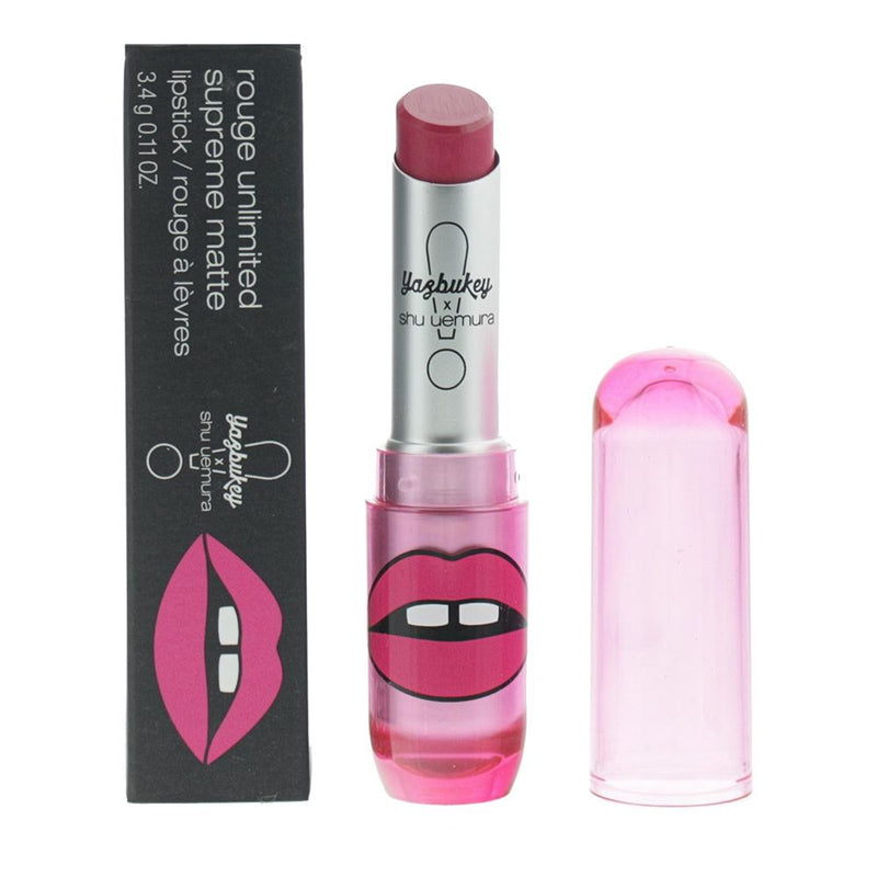 Shu Uemura Rouge Unlimited Yazbukey M PK 376 Cyclamen Sound Lip Stick 3.4g