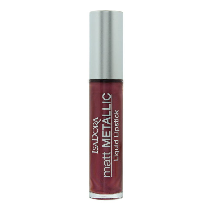 Isadora Matt Metallic 83 Burgundy Bite Lipstick 7ml For Women